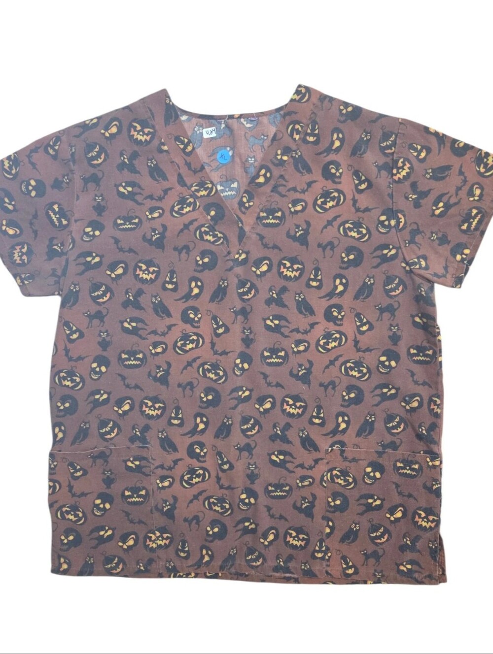 Halloween Scrub Top